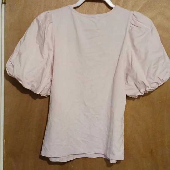 Old Navy, Large, pink top, elastic sleeve, NWT - Picture 4 of 5